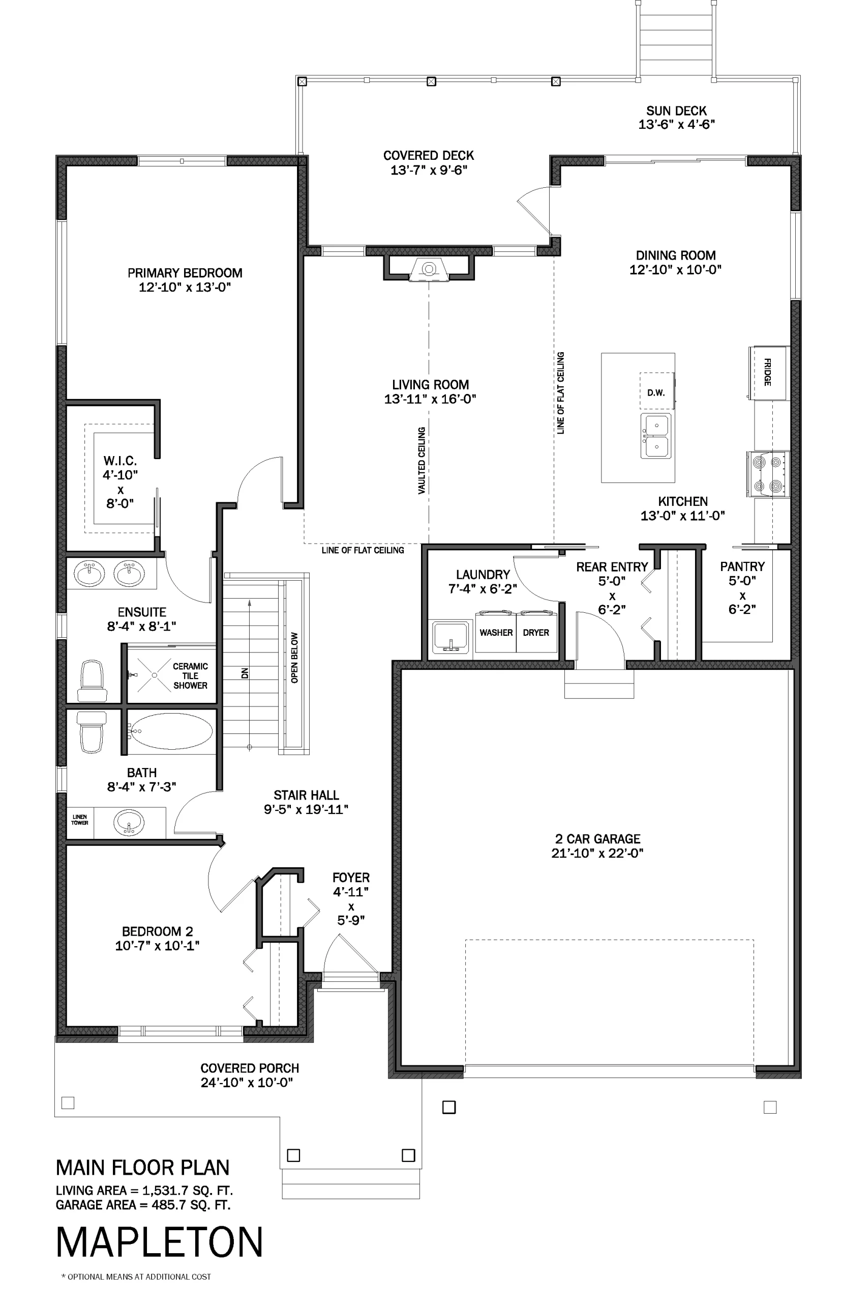 Mapleton Main Floor Plan