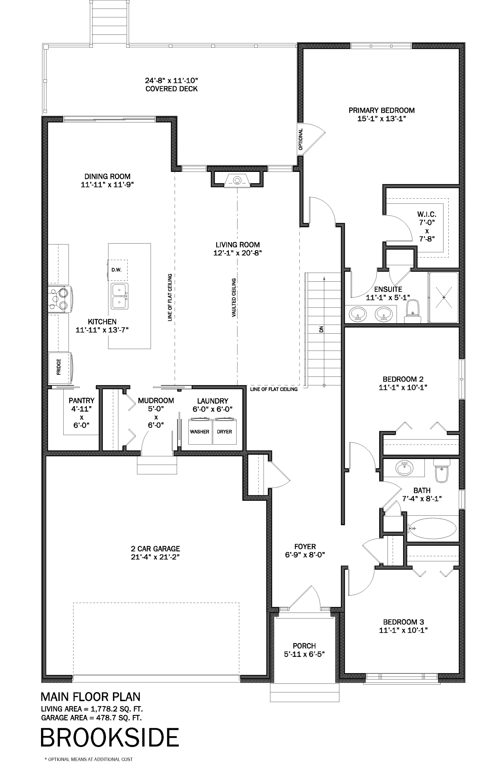 Brookside Main Floor Plan