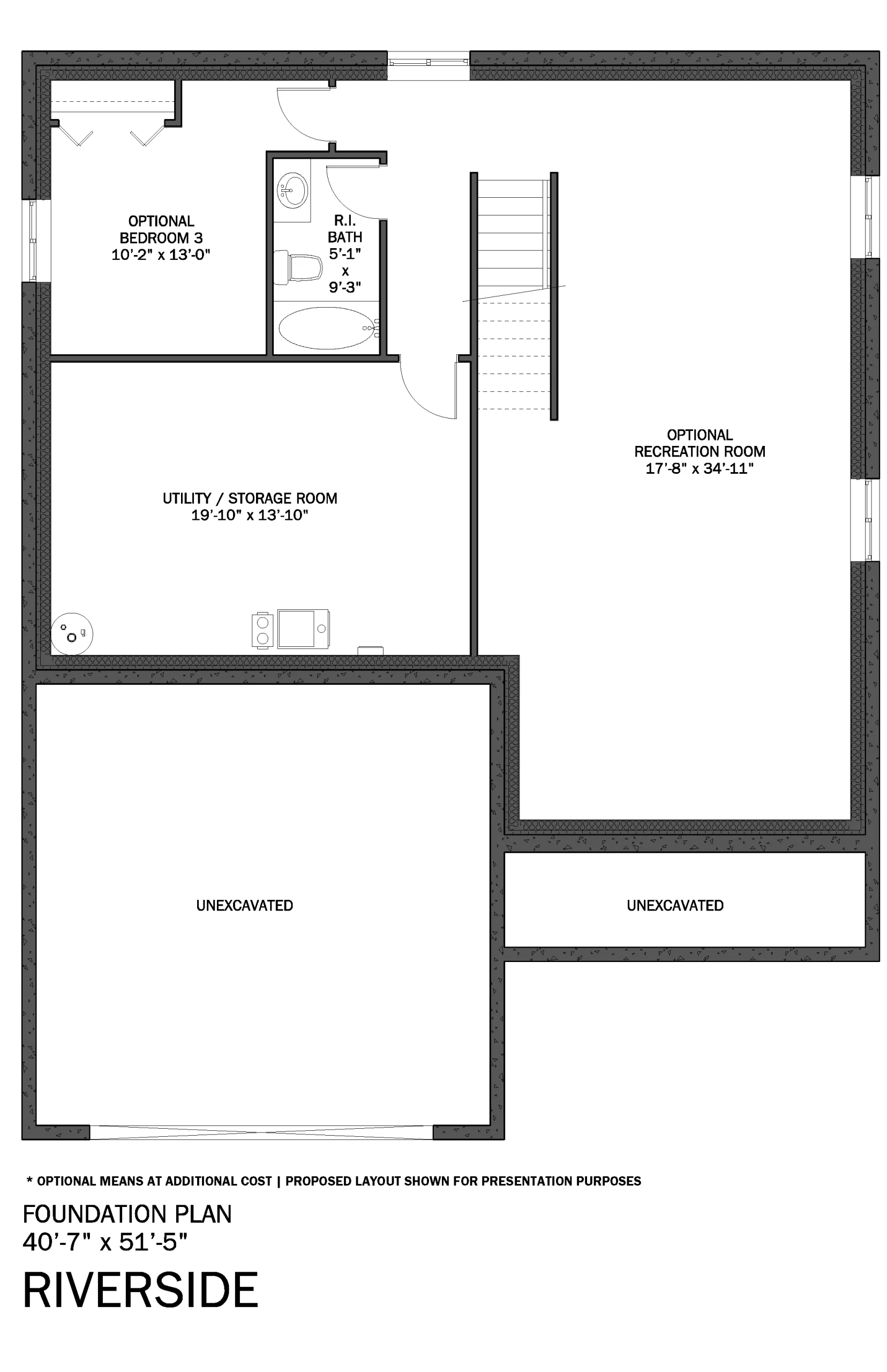 Riverside Basement Plan