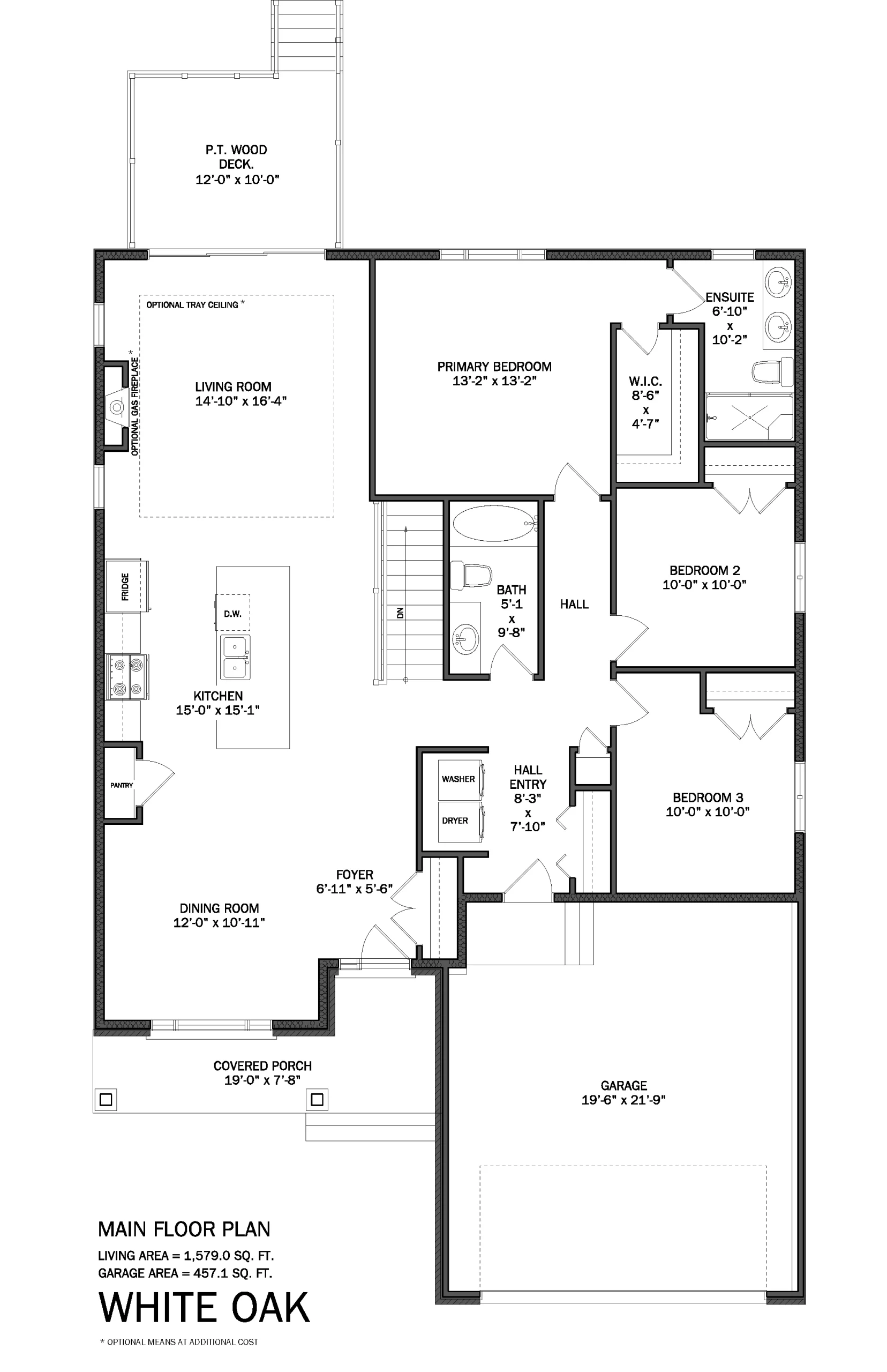 White Oak Main Floor Plan