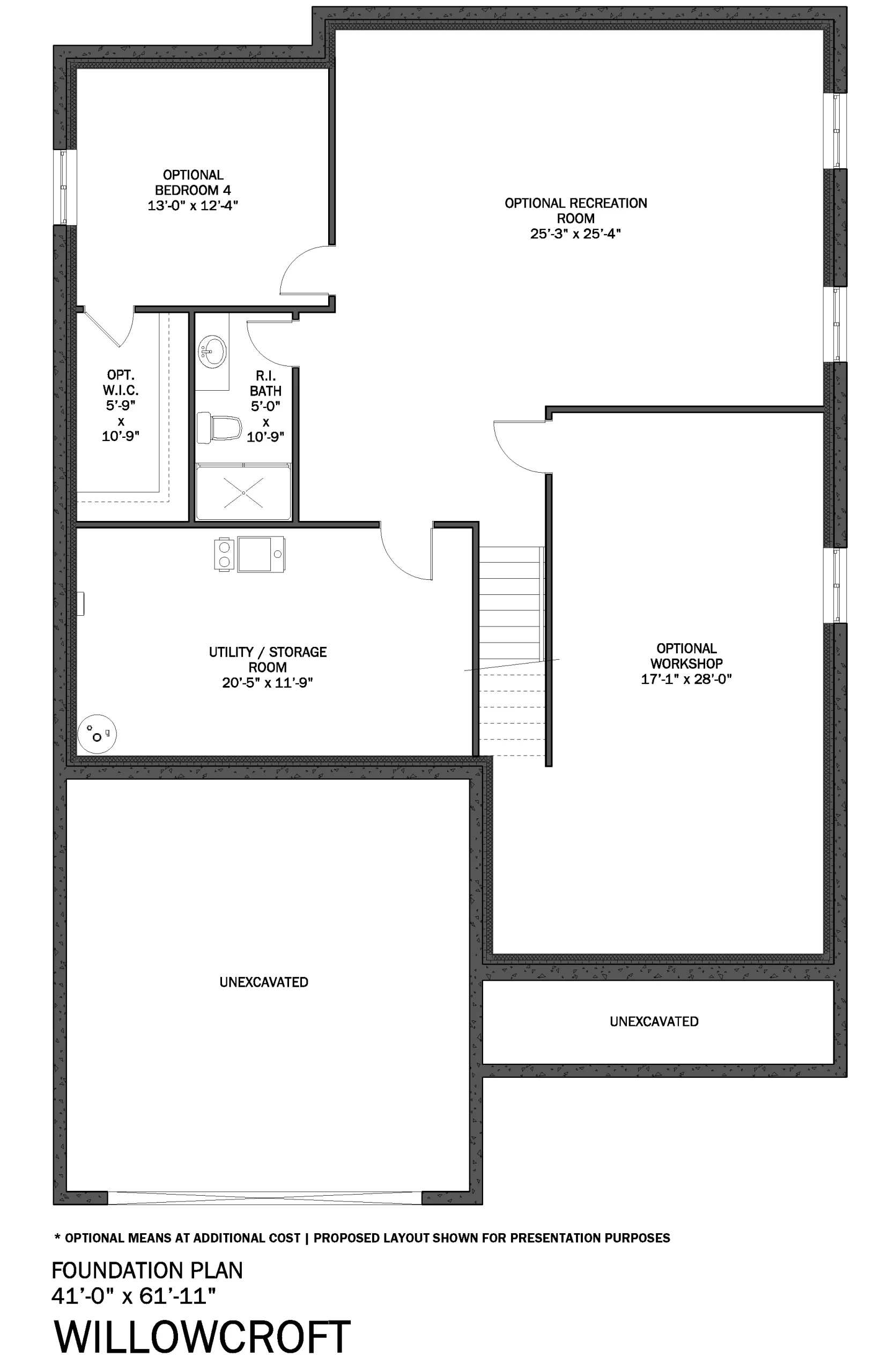 Willowcroft Basement Plan